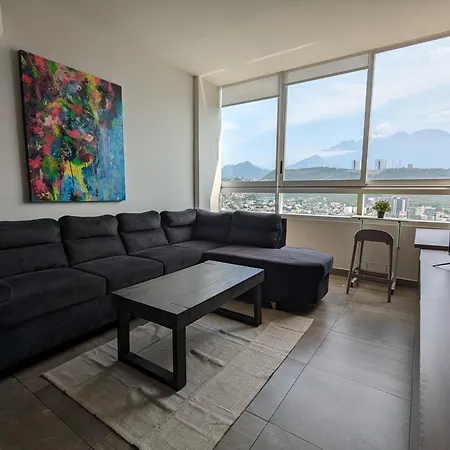 Stylish Panoramic Views City Loft Monterrey Exterior photo